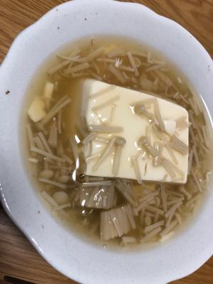 あんかけえのき茸豆腐 レシピ 作り方 By 鷹cook 楽天レシピ