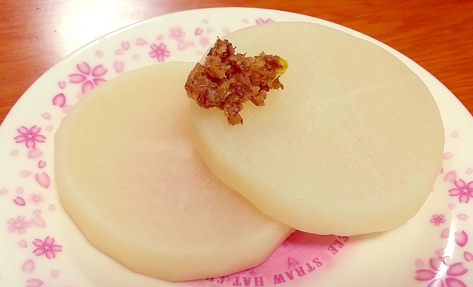 ほんだしでふろふき大根