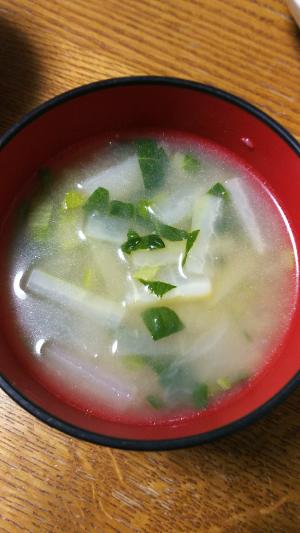 大根と小松菜のお味噌汁 レシピ 作り方 By 4045g 楽天レシピ