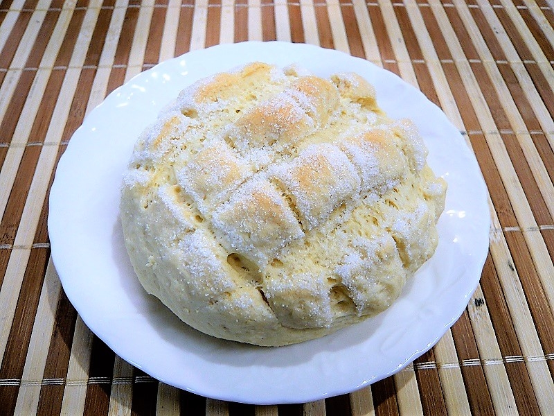 卵・牛乳なし、なんちゃってメロンパン