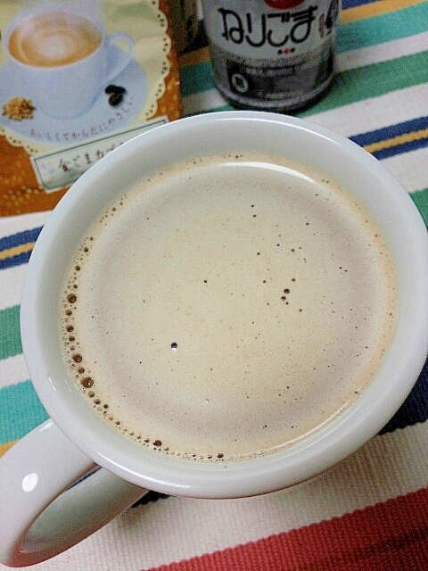 ホッと☆濃厚ごまきなこカプチーノ♪