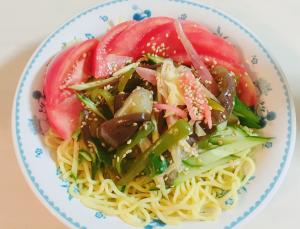 さっぱり茄子ピーマンプラスの夏野菜冷やし中華 レシピ 作り方 By
