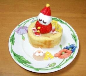 イチゴでサンタ 雪だるまの飾りケーキ レシピ 作り方 By いちごといっしょ 楽天レシピ