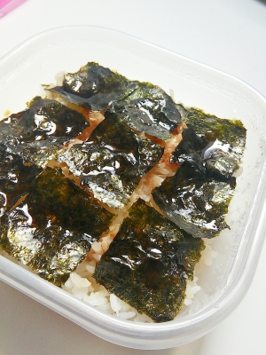 ごま油が香る おかかしょうゆの海苔ご飯 レシピ 作り方 By みずたまsweet 楽天レシピ