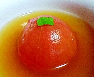 丸ごとトマトの煮びたし レシピ 作り方 By 鎌倉梅子 楽天レシピ