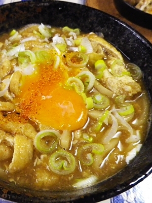 カレーの残りで 卵カレーうどん レシピ 作り方 By Leopoo 楽天レシピ