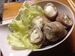 肉巻き豆腐のさっぱり煮