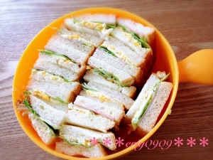 冷凍食パン レンチンゆで卵で時短サンドイッチ レシピ 作り方 By Eriy0909 楽天レシピ