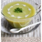 アスパラとキャベツのビシソワーズ