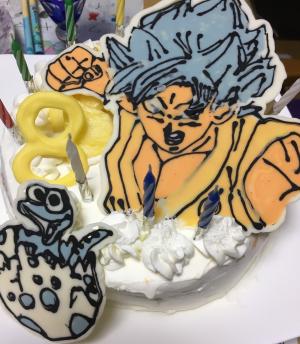 ドラゴンボールのキャラクターケーキ レシピ 作り方 By Kaorimom 楽天レシピ