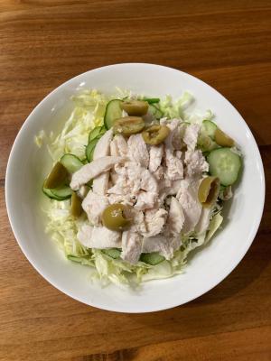 鶏胸肉とオリーブのキャベツサラダ レシピ 作り方 By ピクルス 楽天レシピ 鶏胸肉とオリーブのキャベツサラダ レシピ 作り方 By ピクルス 楽天レシピ