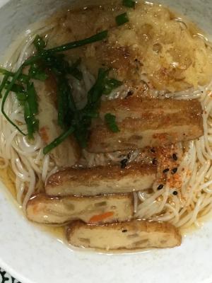ごぼう天の温素麺 レシピ 作り方 By Faiten8 楽天レシピ