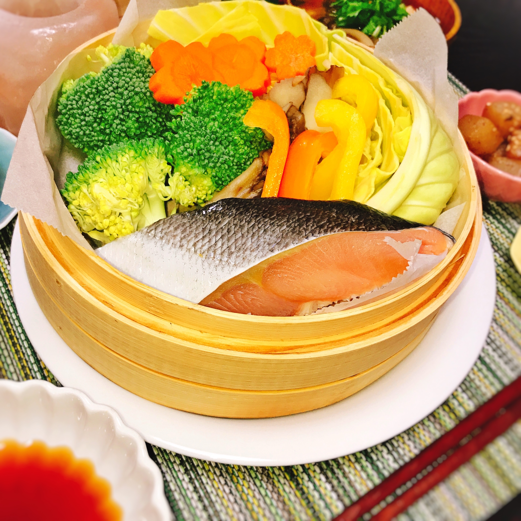 staubで蒸し温野菜