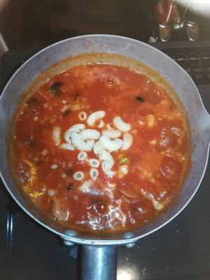 マカロニサラダをリメイク 簡単おしゃれスープ レシピ 作り方 By 気ままに料理 楽天レシピ