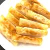 簡単おつまみ❁餃子の皮でパリパリハムチーズ揚げ❁
