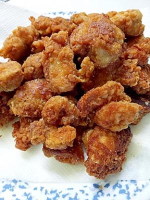 少量油で揚げる鶏の唐揚げ レシピ 作り方 By Suzhoutomo 楽天レシピ