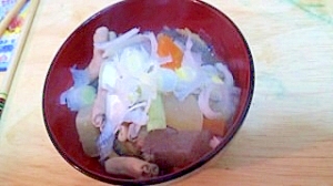 ねぎたっぷりあったかモツ煮