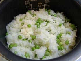 ぜいたくスナップえんどう 豆ごはん 最高の花の画像