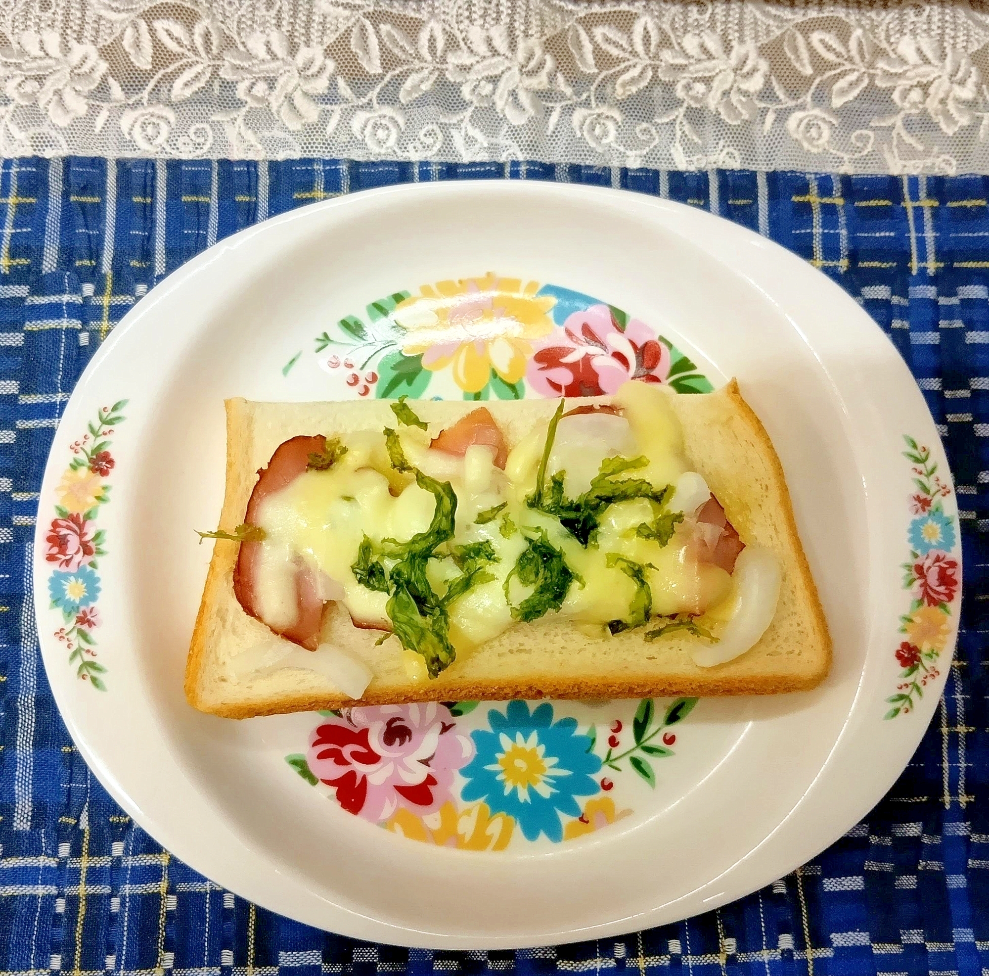 焼豚ピザトースト