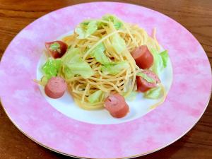 キャベツとウィンナーのコンソメパスタ レシピ 作り方 By 水玉模様 楽天レシピ