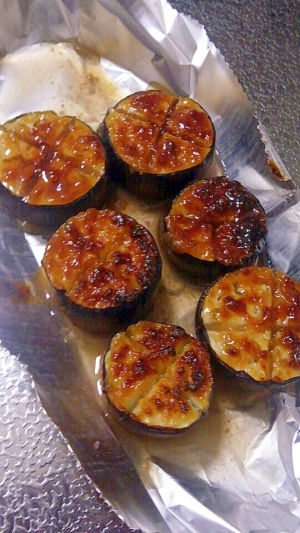 お弁当に 魚グリルで甘めの簡単味噌茄子 レシピ 作り方 By ぴぐ 楽天レシピ