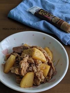 やみつき！豚肉とじゃがいもの炒め煮