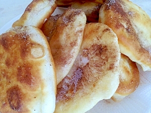 フライパンで簡単(^^)食パンのきなこソテーパン♪