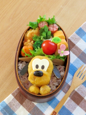 簡単キャラ弁 サツマイモdeプルートのお弁当 レシピ 作り方 By Cherry05 楽天レシピ