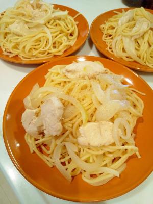 お鍋で作る ササミと玉ねぎのシンプルパスタ レシピ 作り方 By お腹が減ったら 楽天レシピ
