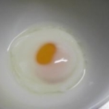 電子レンジで温玉♪