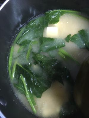 ほうれん草と豆腐のお味噌汁 レシピ 作り方 By おきぬ 楽天レシピ