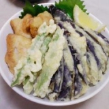 残った天ぷらで天丼