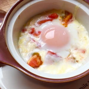 トマト 卵 チーズで とろっとココット 朝ごはんに レシピ 作り方 By Y C Richard 楽天レシピ