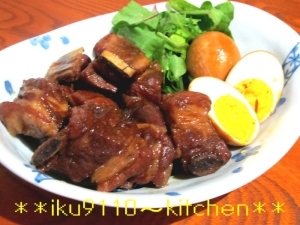 んまっ 豚スペアリブのマーマレード煮込と煮卵 レシピ 作り方 By イク9110 楽天レシピ