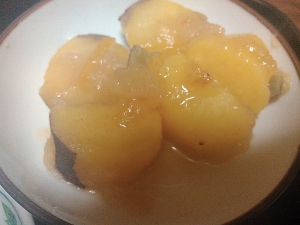 さつまいもと柚子の実のだし蜜煮 レシピ 作り方 By あけぼのマジック 楽天レシピ