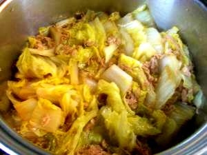 ご飯のおかずになる白菜のシーチキン煮 レシピ 作り方 By カゲジジ 楽天レシピ