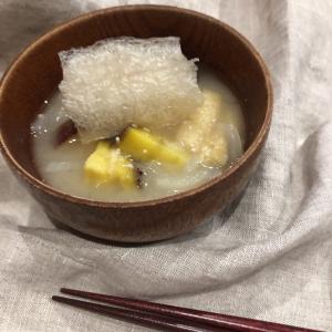 食いしん坊の 棒寒天を乗せた味噌汁no 14 レシピ 作り方 By 食いしん坊の厨房 楽天レシピ