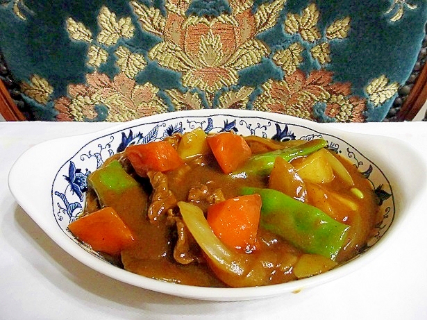 モロッコインゲンのカレー