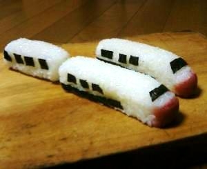 簡単 食べやすい 電車のおにぎり レシピ 作り方 By Tombo1 3 楽天レシピ