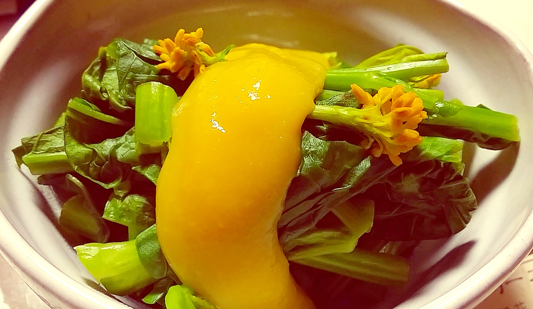 春の旬♪菜の花のからし酢味噌和え☆