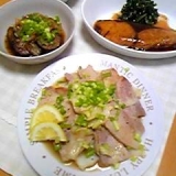 ねぎ塩の豚バラ炒め