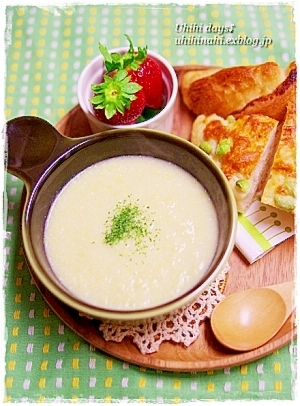 白菜がたっぷり食べられる ポタージュスープ レシピ 作り方 By うひ0507 楽天レシピ