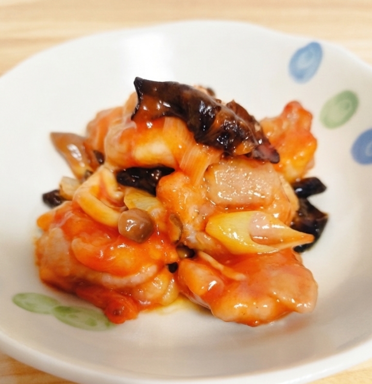 ご飯すすむ【鶏もも肉のチリソース炒め】