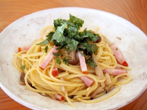 お手軽ランチに 簡単しめじとベーコンのパスタ レシピ 作り方 By 鶏のから揚げ 楽天レシピ