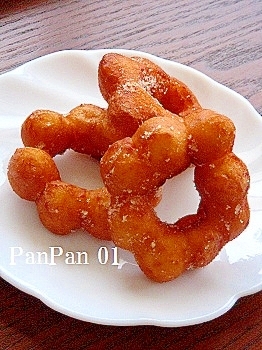 だんご粉でモチっとドーナッツ レシピ 作り方 By Panpan01 楽天レシピ