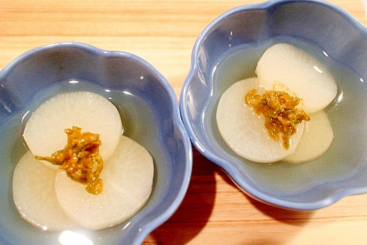 大根からお出汁がジュワ～♪青唐辛子味噌で田楽味噌