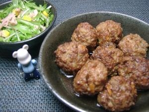 ウチの定番常備菜 合挽き肉団子の煮物 レシピ 作り方 By Oscar Zoroaster 楽天レシピ