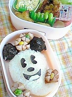 ハロウィンに おばけミッキー弁当 キャラ弁 レシピ 作り方 By Tekonani 楽天レシピ