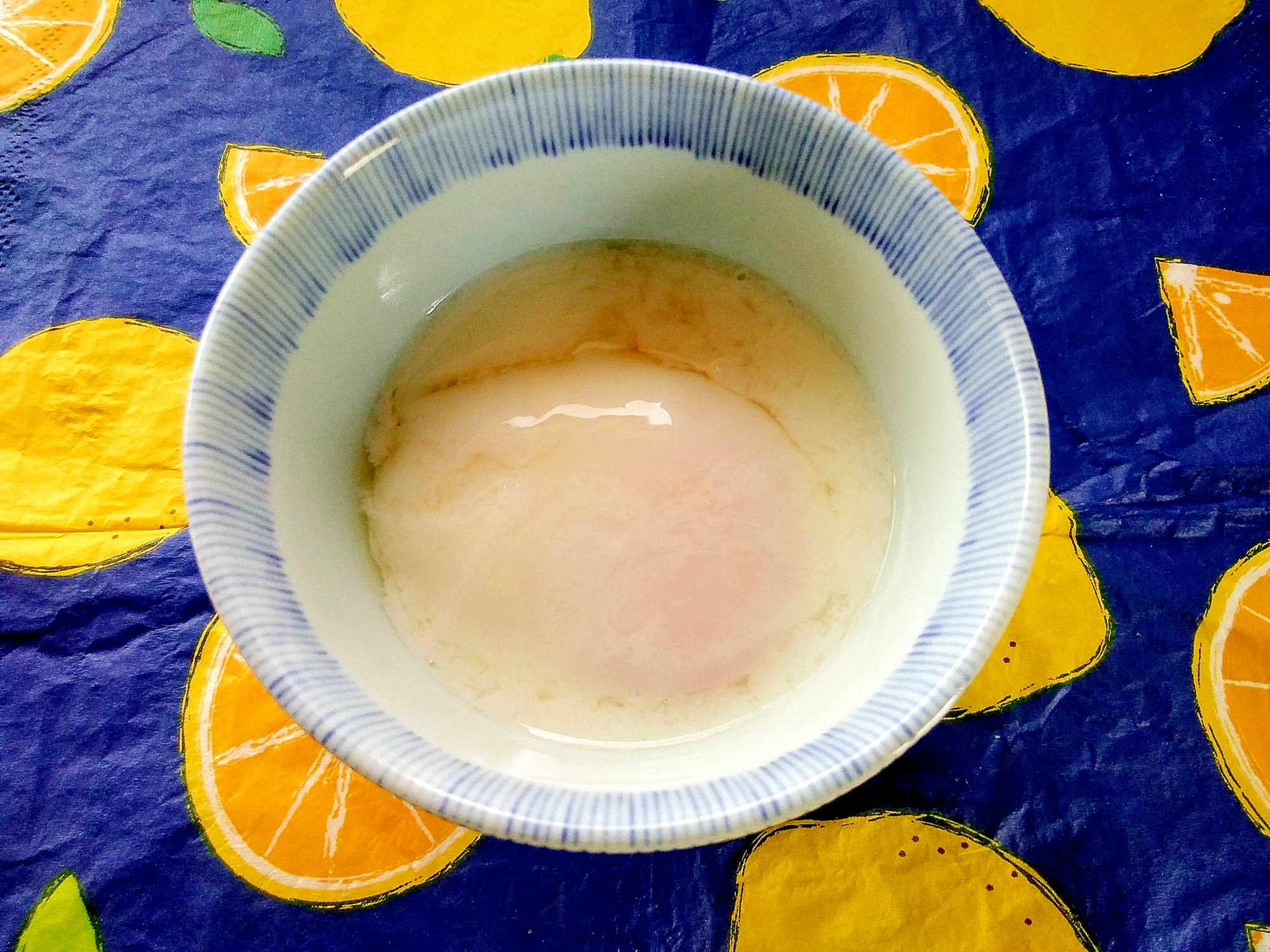 低温調理器で温玉　温卵　温泉卵