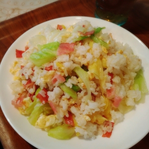 簡単 冷やご飯でベーコン卵の炒飯 レシピ 作り方 By Boof 楽天レシピ